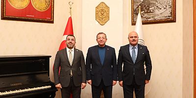 Milletvekili Çalkın ve İl Başkanı Sancar, Vali Polat'ı ziyaret etti