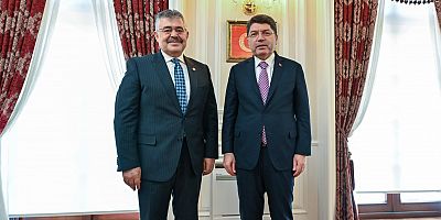 Milletvekili Veysel Tipioğlu, Adalet Bakanı Yılmaz Tunç'u ziyaret etti