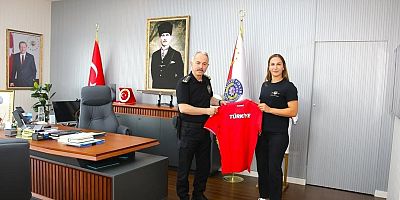 Milli Güreşçi Çavuşoğlu’ndan Yalova Emniyet Müdürü Bitirik’e Ziyaret