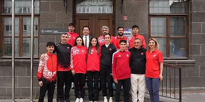 Milli Takım Atletlerinden Kars’ta Anlamlı Ziyaret