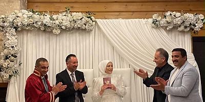 Müdür Aydın ve Başkan Kılıç'tan Nikâh Şahitliği
