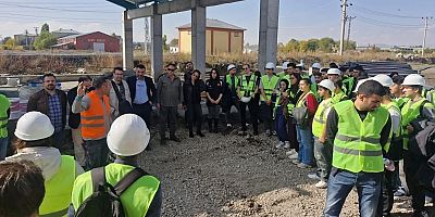 Mühendislik Öğrencilerinden Kars OSB Atıksu Arıtma Tesisine Teknik Gezi