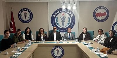 Prof. Dr. Engin Kılıç Sağlık-Sen Kars Şubesi’ni Ziyaret Etti