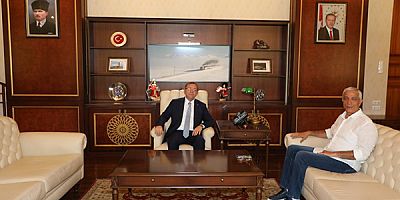 Prof. Dr. Yunus Kılıç'tan Vali Ziya Polat'a hayırlı olsun ziyareti