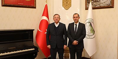 PTT Başmüdürü Hakan Tan'dan Kars Valisi Ziya Polat'a ziyaret