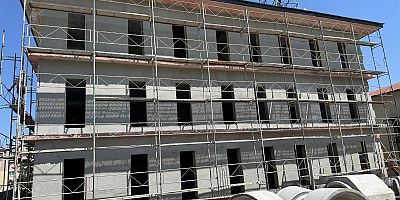 Sarıkamış İlçe Halk Kütüphanesinin Yapımı Devam Ediyor