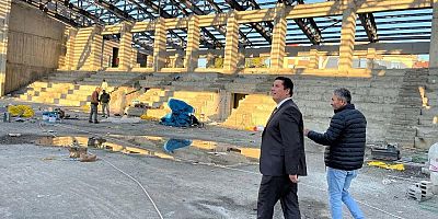 Sarıkamış’ın Yeni Spor Salonu inşaatı hızla ilerliyor
