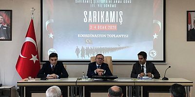 Sarıkamış Şehitleri Anma Programı Koordinasyon Toplantısı Yapıldı