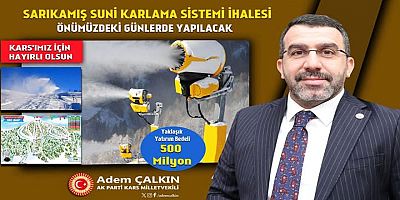 Sarıkamış suni karlama ihalesi gün sayıyor