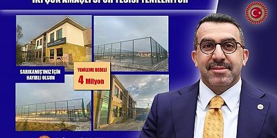 Sarıkamış’ta Gençlik Merkezi ve İki Spor Tesisi Yenileniyor