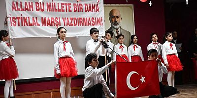 Sarıkamış’ta İstiklal Marşı’nın Kabulü Anlamlı Kutlandı