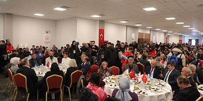 Sarıkamış’ta Şehit ve Gazi Ailelerinin Onuruna Yemek Verildi