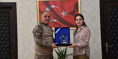 Emniyet Müdürü Saka, Şehit Kızı Tazegül’ü makamında ağırladı