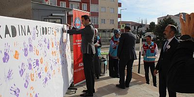 Selim’de 25 Kasım’a özel farkındalık etkinliği