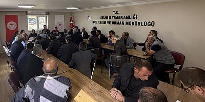 Selim’de Tarım Sayımı Bilgilendirme Toplantısı Düzenlendi