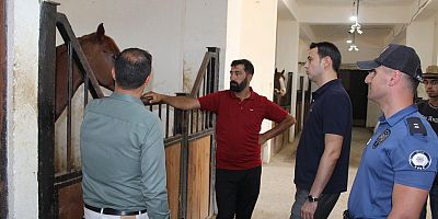 Selim Kaymakamı Semiz'den At Çiftliğine Ziyaret