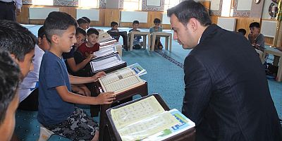 Selim Kaymakamı Yaz Kur'an Kursu Öğrencileriyle Buluştu