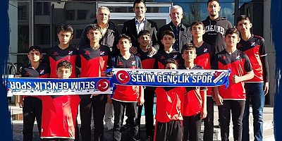 Selim U15 şampiyon takımından Başkan Barış Koç'a anlamlı ziyaret!