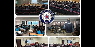 Siber Şube Müdürlüğü'nce Teknoloji Bağımlılığı konularında seminer verildi