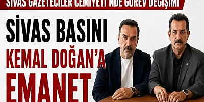 Sivas Gazeteciler Cemiyeti’nde görev değişimi