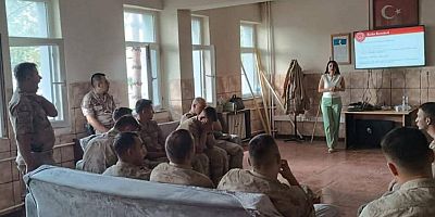 ŞÖNİM’den Jandarma Personeline  Bilgilendirme Eğitimi
