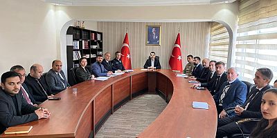 Susuz'da okul güvenliği toplantısı yapıldı