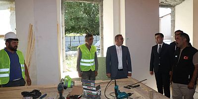 Susuz Hükümet Konağı Restorasyonunda Çalışmalar Sürüyor