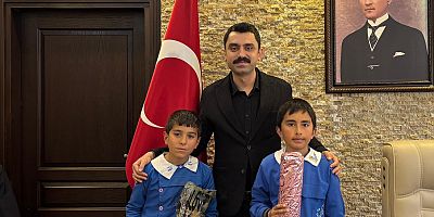 Susuz'un gururu minik dehalardan Kaymakam Tutal'a ziyaret