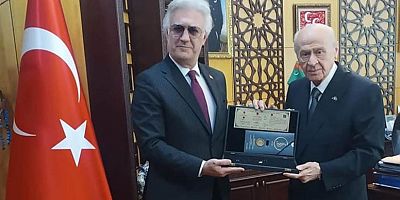 Hemşehrimiz Tamer Karadağlı, MHP Lideri Devlet Bahçeli’yi ziyaret etti