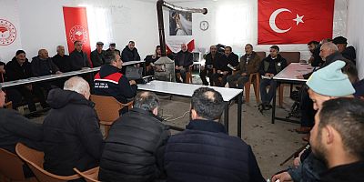 Tarım İl Müdürü Enver Aydın, üreticilerle buluştu