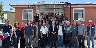 Tarım Müdürü Enver Aydın, Benliahmet Köyü'nü Ziyaret Etti