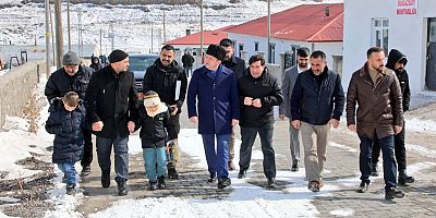 Kars Valisi Ziya Polat, Boğazköy de incelemelerde bulundu