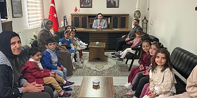 Temel Yıldırım 4-6 Yaş Kur'an Kursu Öğrencilerinden Ziyaret