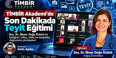 TİMBİR Akademi’de “Son Dakikada Teyit” eğitimi