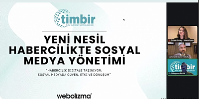 TİMBİR’den gazetecilere dijital habercilik eğitimi: “Sosyal medyaya güven, etki ve dönüşüm”