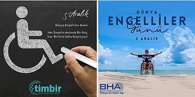 TİMBİR ​Genel Başkanı Basa'nın 3 Aralık Dünya Engelliler Günü Mesajı