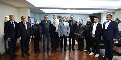 TİMBİR Heyeti Samsun Valisi Orhan Tavlı’yı ziyaret etti