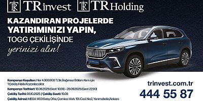 TRinvest Projelerinden Konut Alın, TOGG Kazanma Şansı Yakalayın!