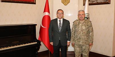 Tuğgeneral Cihanoğlu’ndan Vali Ziya Polat’a Veda Ziyareti