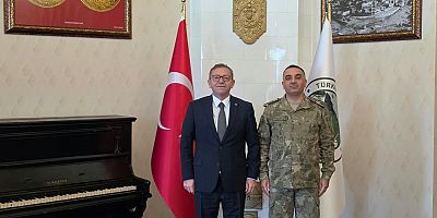 Tuğgeneral Uğur Özyurt’tan Vali Ziya Polat’a Ziyaret
