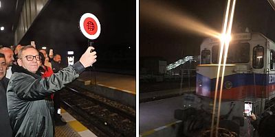Turistik Doğu Ekspresi Kars'ta çiçekler ve Kafkas gösterileri ile karşılandı