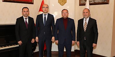 Türk Eğitim-Sen'den Vali Ziya Polat'a Ziyaret