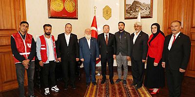 Türk Kızılayı Kars Şubesi'nden Vali Ziya Polat'a ziyaret