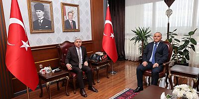 Vali Doğan Emniyet Müdürü Saka’yı makamında ağırladı
