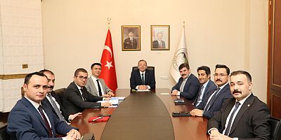 Vali Polat başkanlığında 