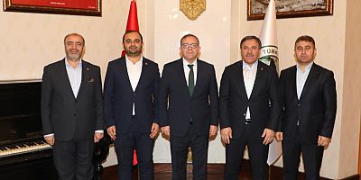 Vali Polat, Diyanet-Sen ve Memur-Sen Heyetini Kabul Etti