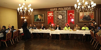 Vali Polat, Emniyet Mensuplarıyla İftarda biraraya geldi