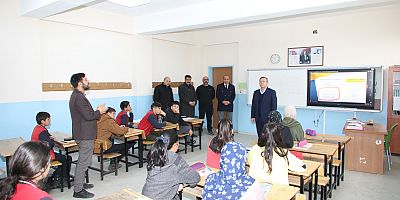 Vali Polat, Hacı Sait İlbeyi İmam Hatip Ortaokulu'nda..!