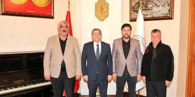 Vali Polat, İş Dünyasının Temsilcilerini Makamında Ağırladı