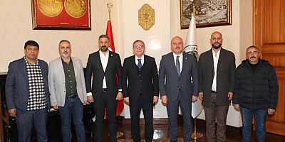 Vali Polat, İstanbul Selim Köyleri Derneği Heyetini Kabul Etti